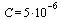 C = `+`(`*`(5, `*`(`^`(10, -6))))