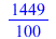 `/`(1449, 100)