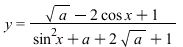 y = `/`(`*`(`+`(sqrt(a), `-`(`*`(2, `*`(cos, `*`(x)))), 1)), `*`(`+`(`*`(`^`(sin, 2), `*`(x)), a, `*`(2, `*`(sqrt(a))), 1)))